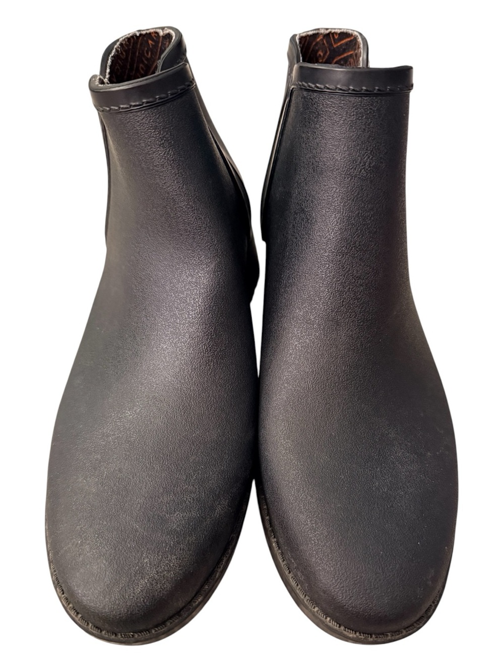 Unicare handmade rubber rain boots waterproof fall winter eclectic grandpa cozy
